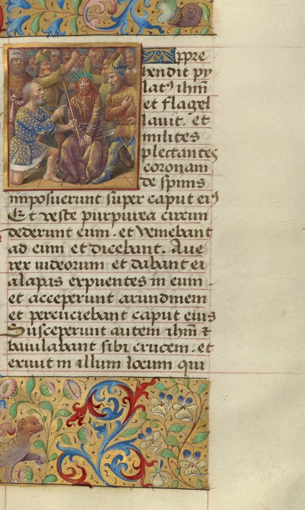 An illustration from Poncher Hours, 1500, leaf 21