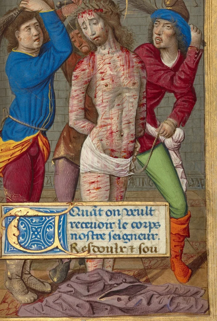 An illustration from Poncher Hours, 1500, leaf 22