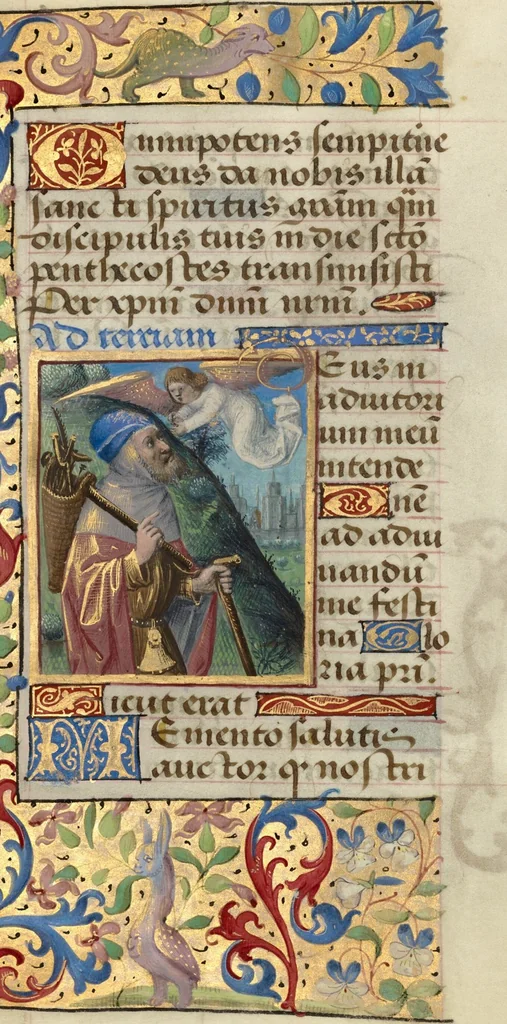 An illustration from Poncher Hours, 1500, leaf 6