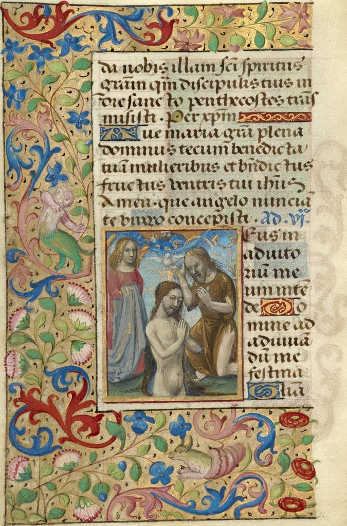 An illustration from Poncher Hours, 1500, leaf 8