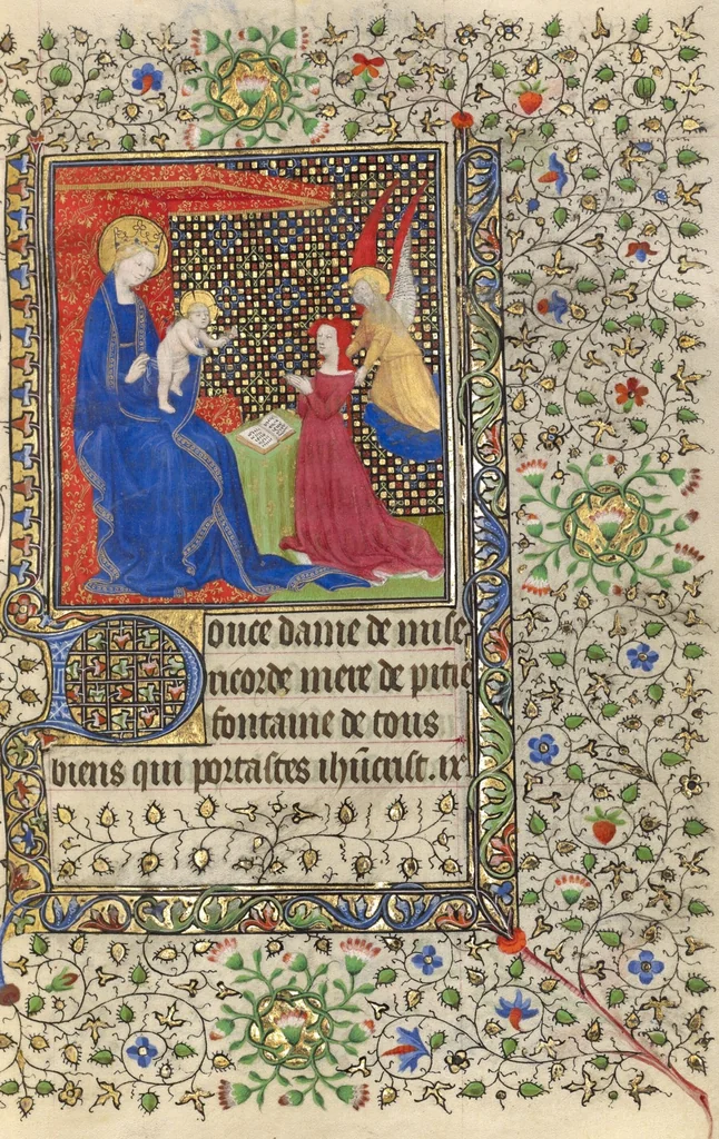 An illustration from Book of Hours, 1415, leaf 13
