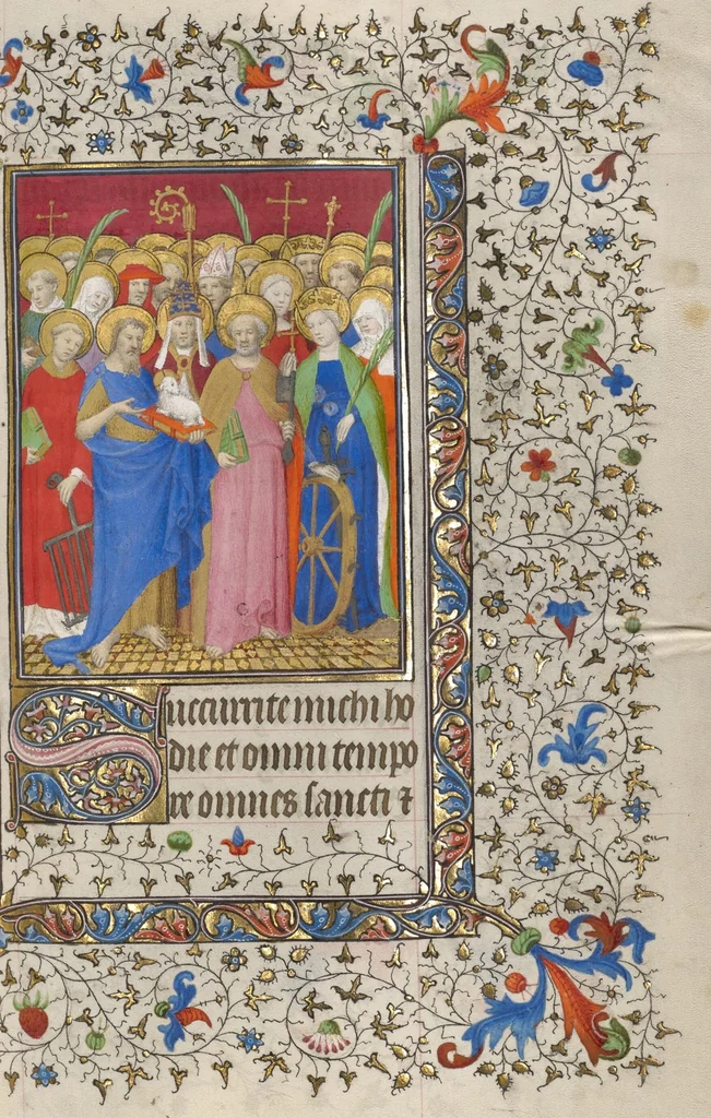 An illustration from Book of Hours, 1415, leaf 14