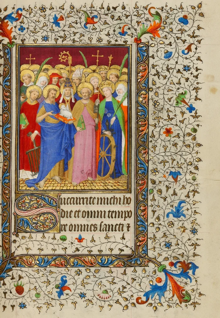 An illustration from Book of Hours, 1415, leaf 15