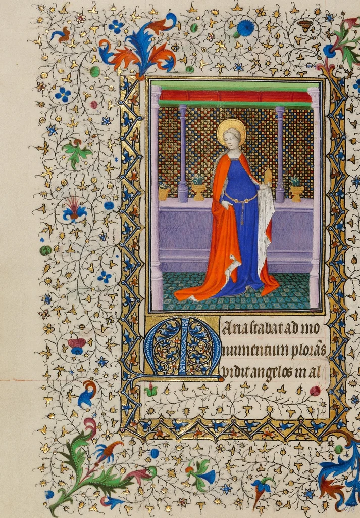 An illustration from Book of Hours, 1415, leaf 40