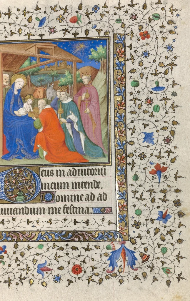 An illustration from Book of Hours, 1415, leaf 43