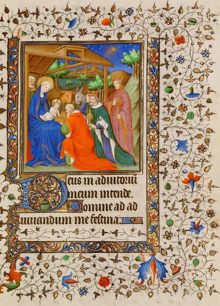 An illustration from Book of Hours, 1415, leaf 44