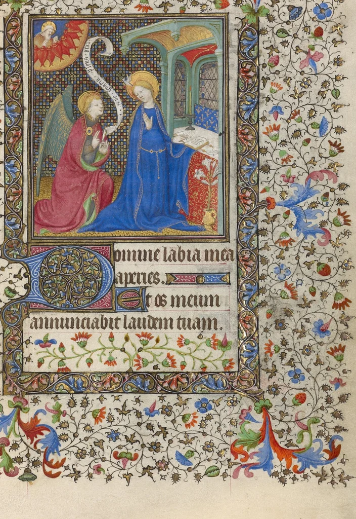 An illustration from Book of Hours, 1415, leaf 45