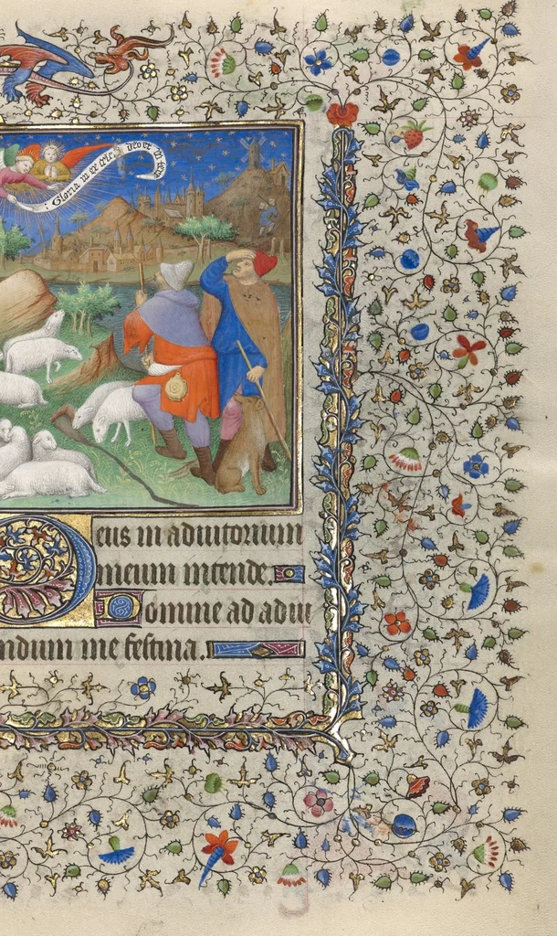 An illustration from Book of Hours, 1415, leaf 46