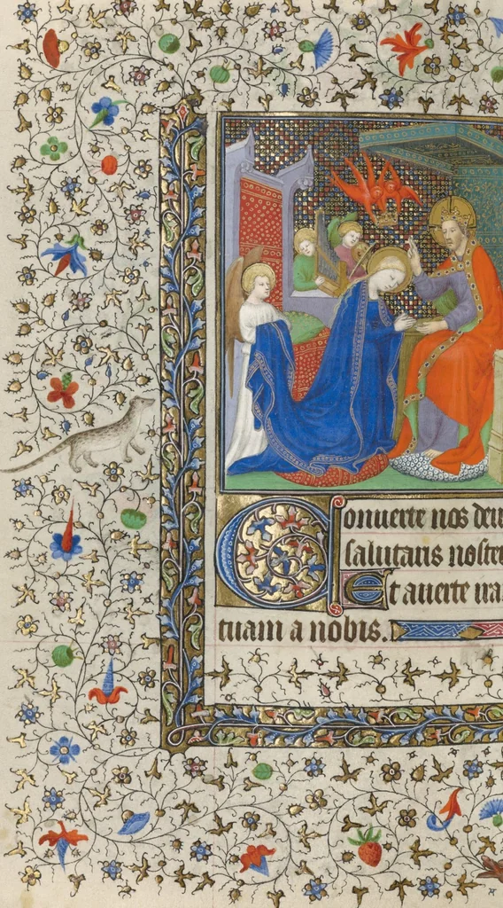 An illustration from Book of Hours, 1415, leaf 47