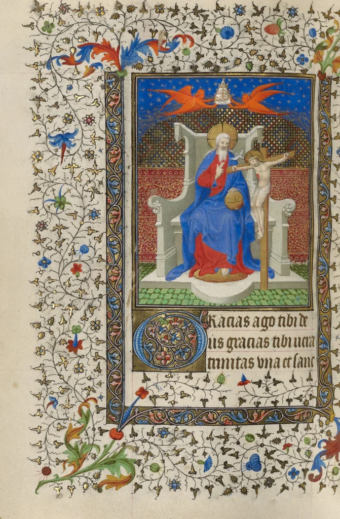 An illustration from Book of Hours, 1415, leaf 52