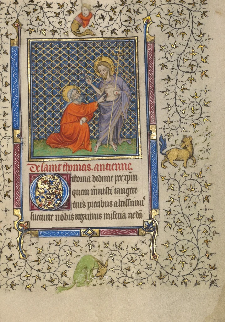 An illustration from Book of Hours, 1410, leaf 27