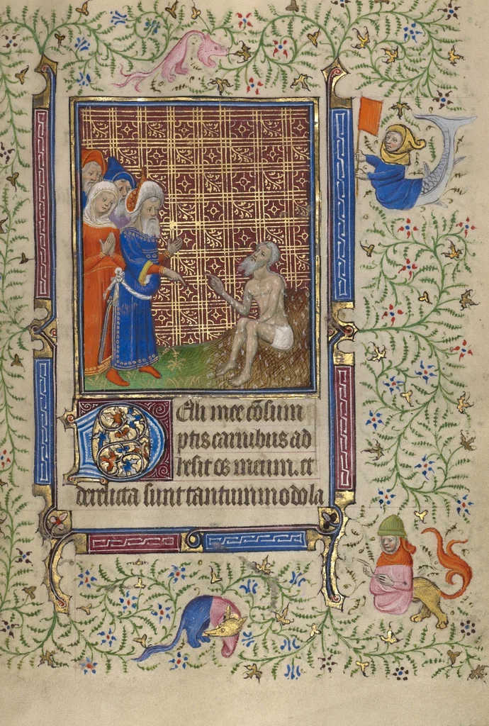 An illustration from Book of Hours, 1410, leaf 28