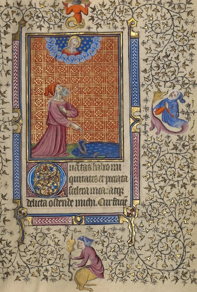 An illustration from Book of Hours, 1410, leaf 30