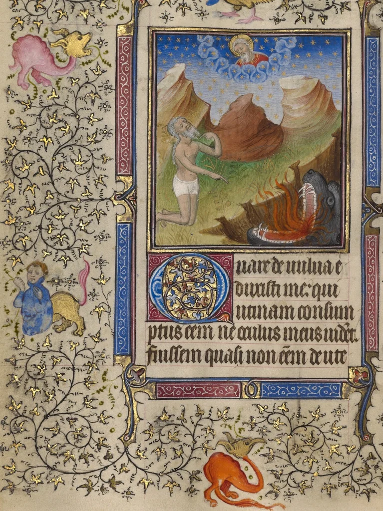 An illustration from Book of Hours, 1410, leaf 33