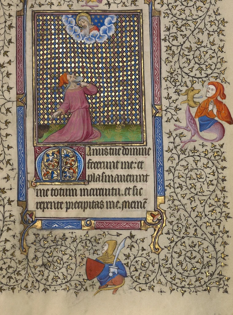 An illustration from Book of Hours, 1410, leaf 34