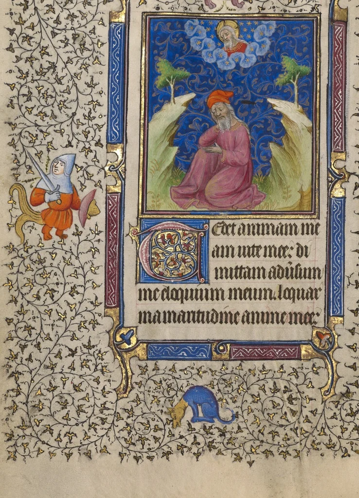 An illustration from Book of Hours, 1410, leaf 35