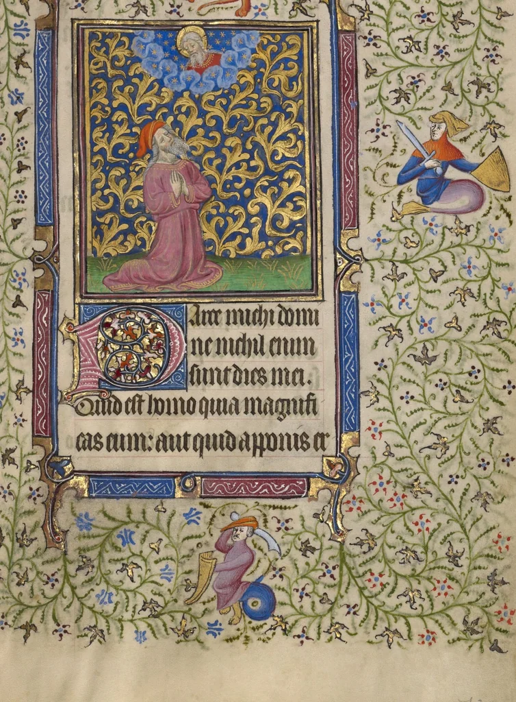 An illustration from Book of Hours, 1410, leaf 36