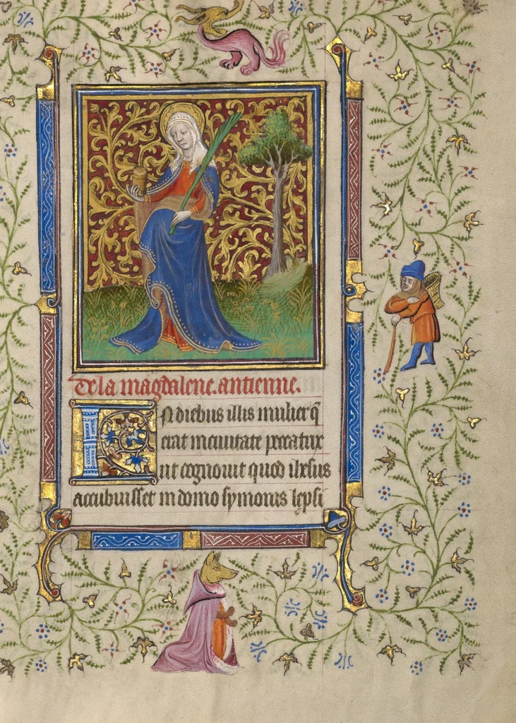 An illustration from Book of Hours, 1410, leaf 37