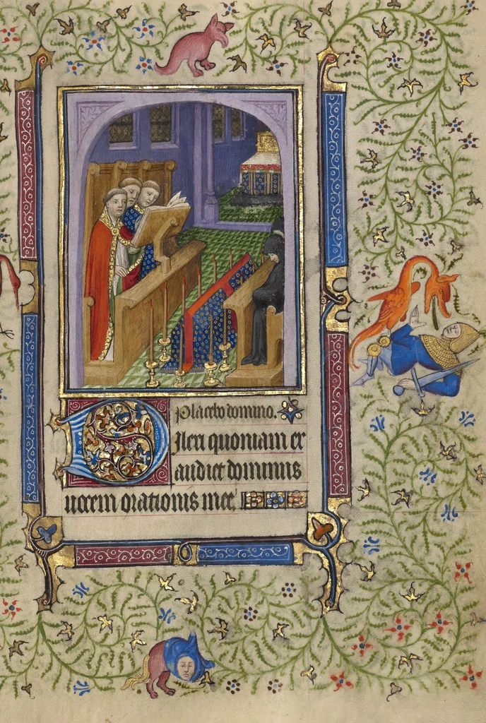 An illustration from Book of Hours, 1410, leaf 39