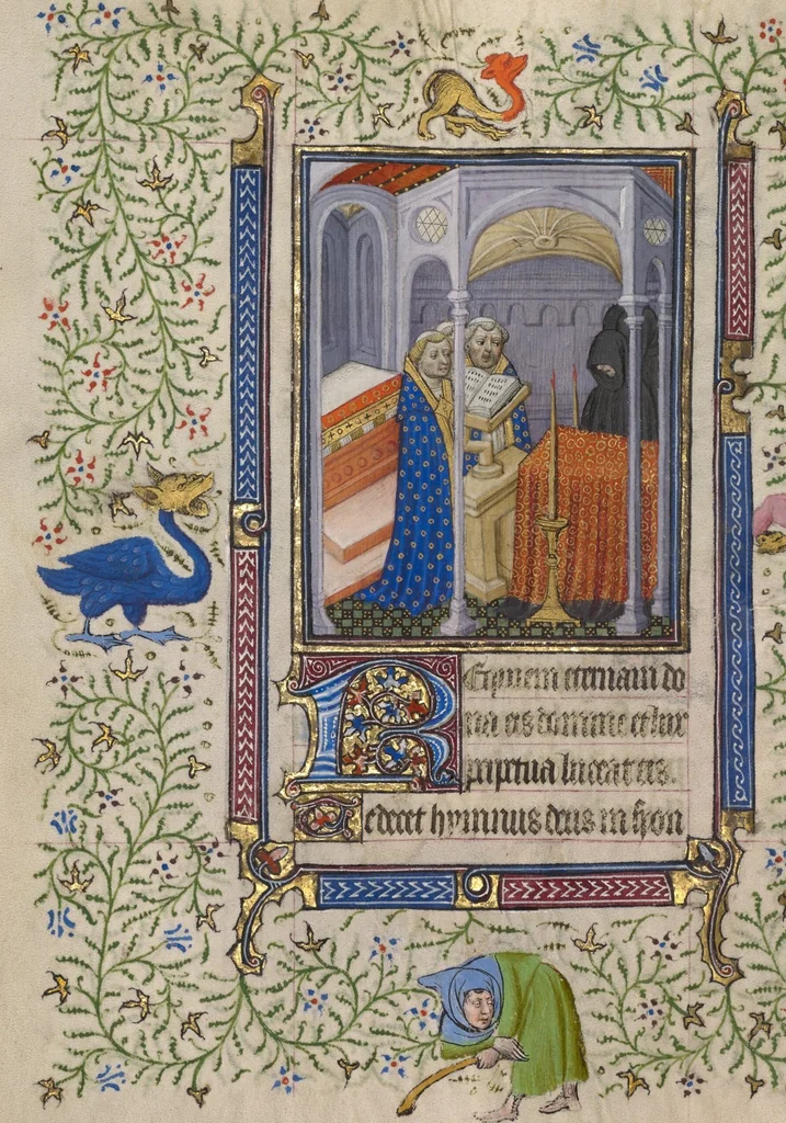 An illustration from Book of Hours, 1410, leaf 40
