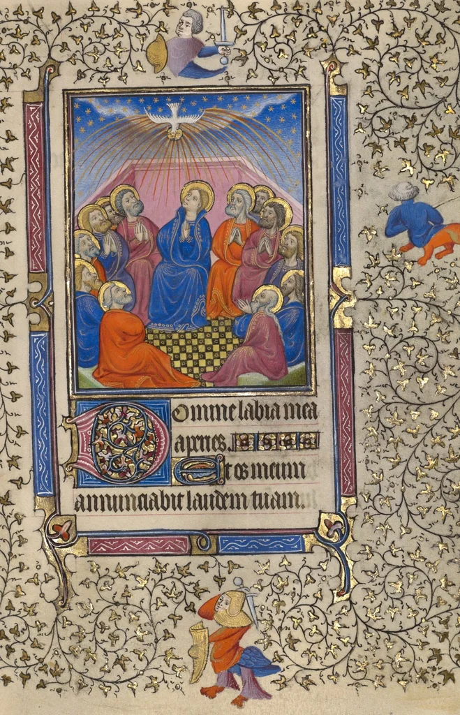 An illustration from Book of Hours, 1410, leaf 41