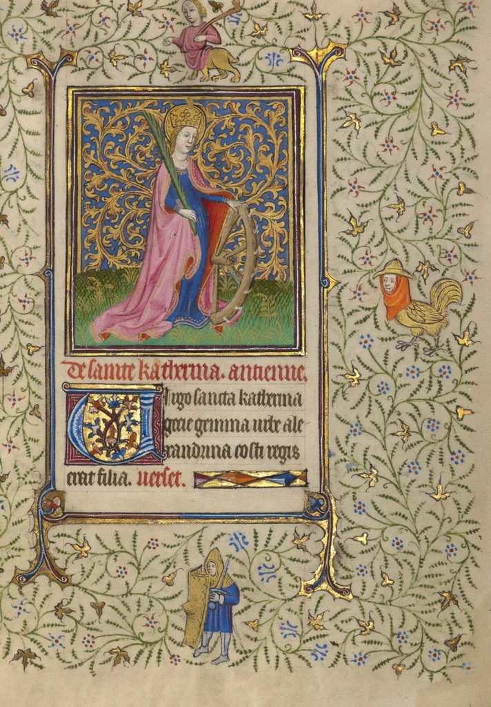 An illustration from Book of Hours, 1410, leaf 42