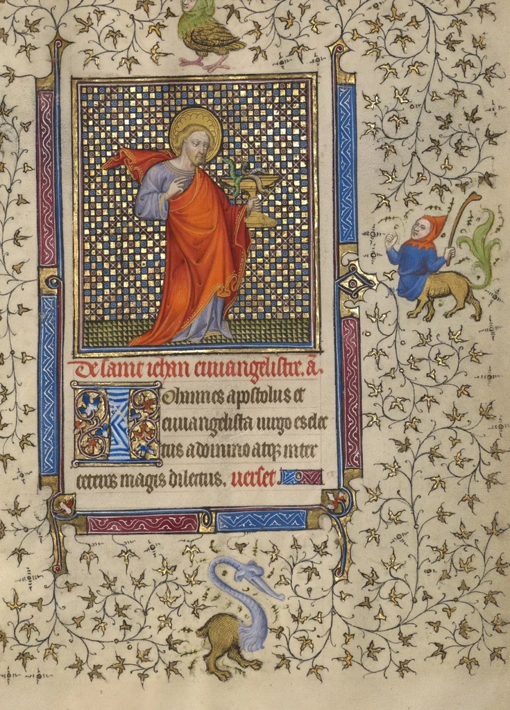 An illustration from Book of Hours, 1410, leaf 46
