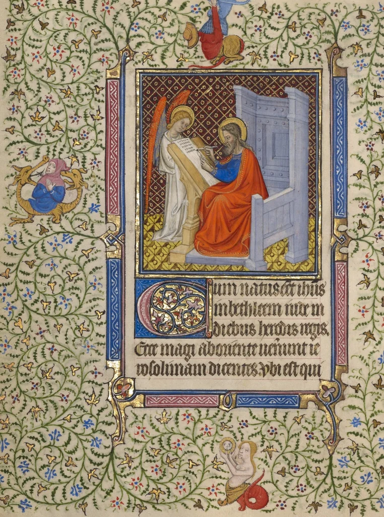 An illustration from Book of Hours, 1410, leaf 50