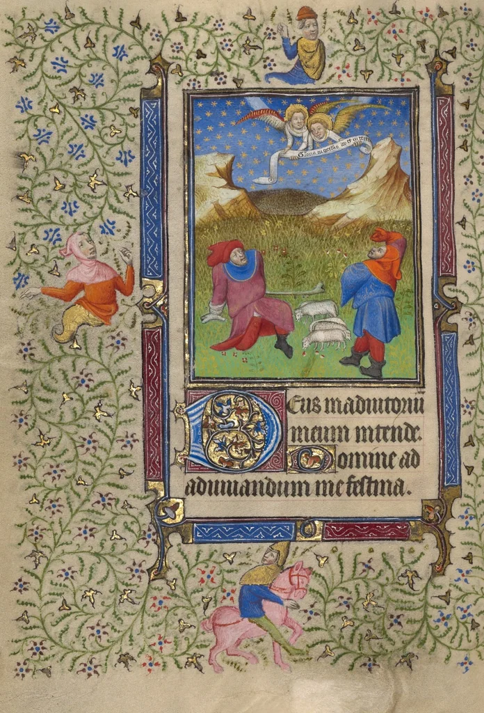 An illustration from Book of Hours, 1410, leaf 57