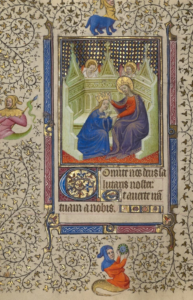 An illustration from Book of Hours, 1410, leaf 58
