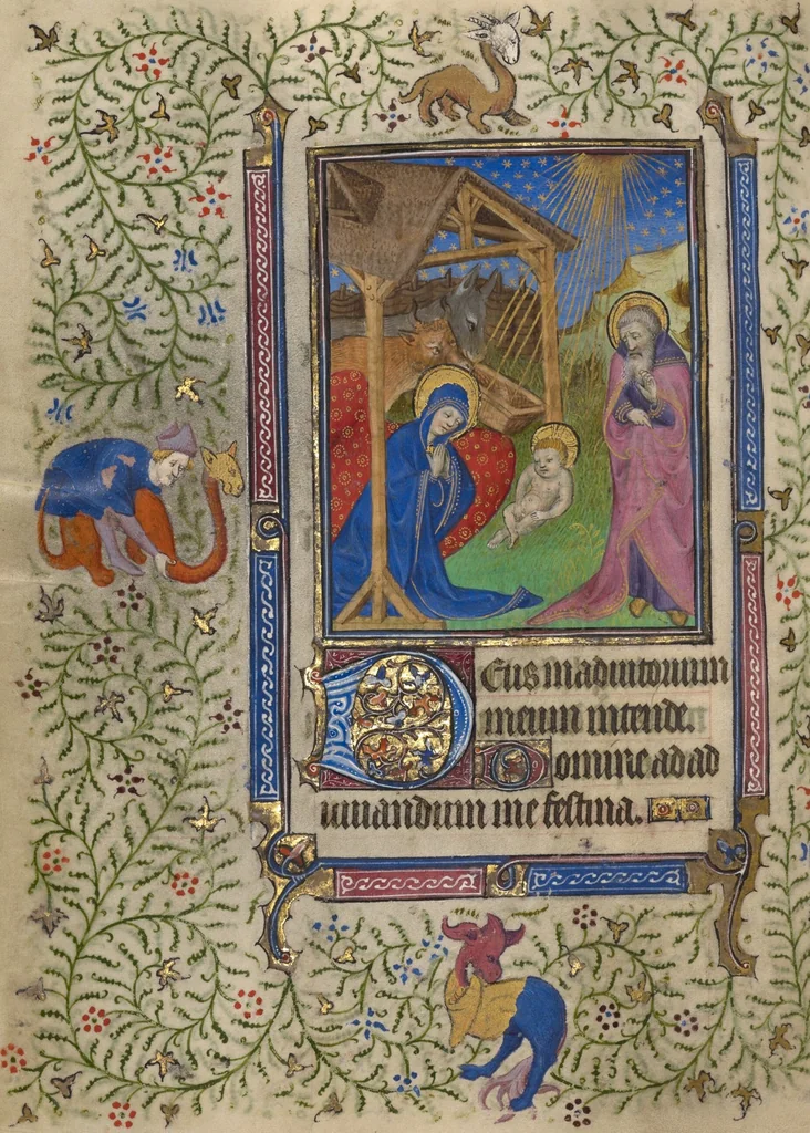 An illustration from Book of Hours, 1410, leaf 62