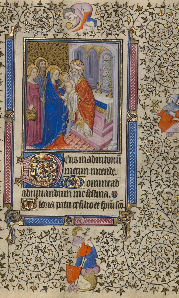 An illustration from Book of Hours, 1410, leaf 63