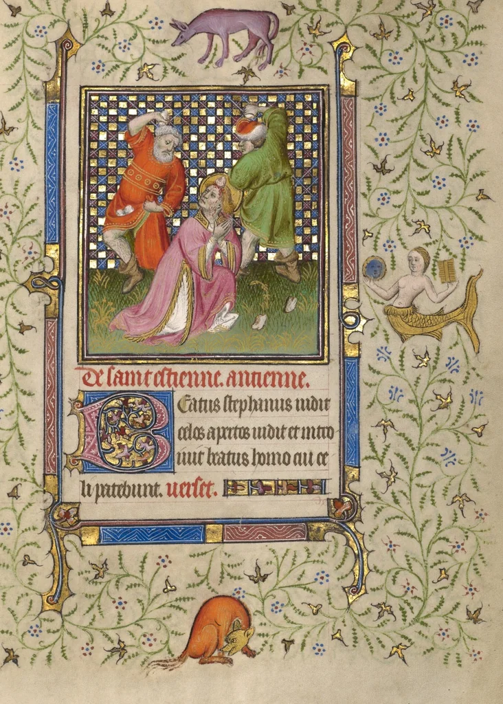 An illustration from Book of Hours, 1410, leaf 64