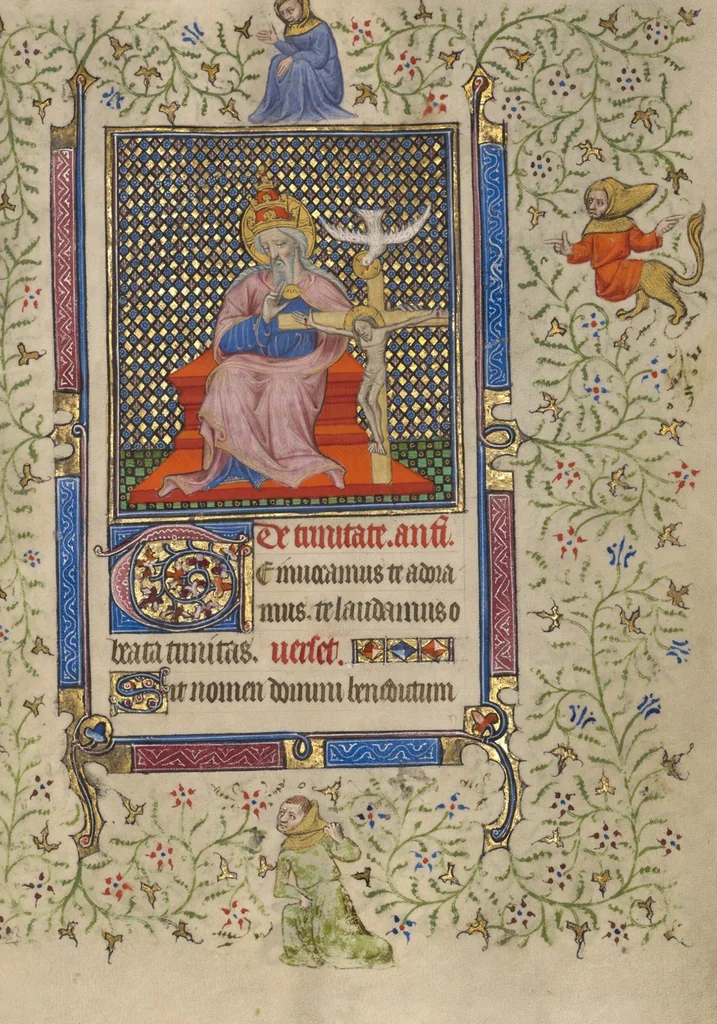 An illustration from Book of Hours, 1410, leaf 65