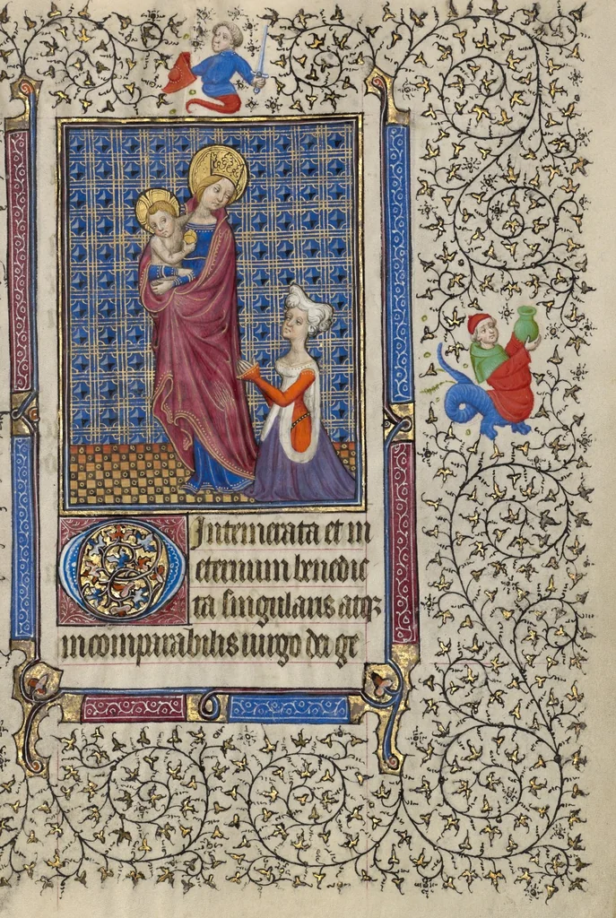 An illustration from Book of Hours, 1410, leaf 67