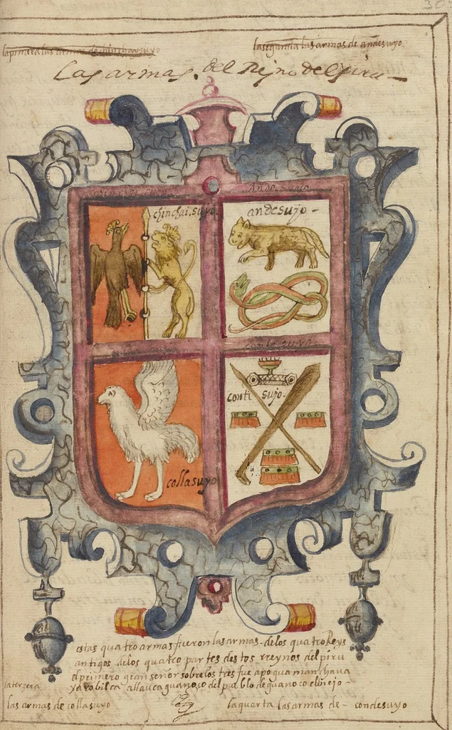 An illustration from Historia general del Piru, 1616, leaf 21