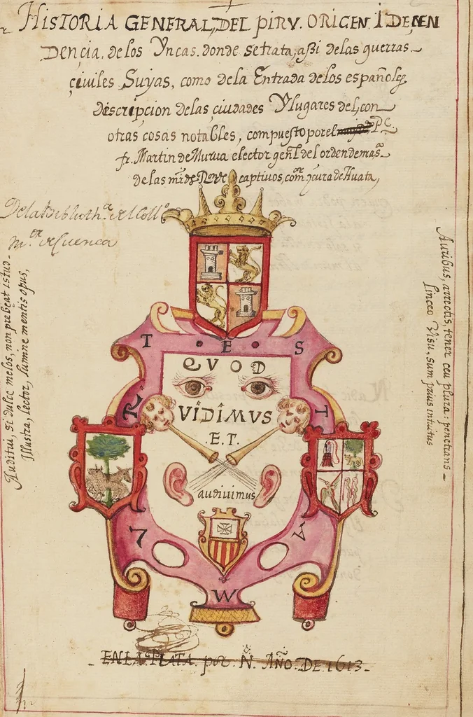 An illustration from Historia general del Piru, 1616, leaf 62
