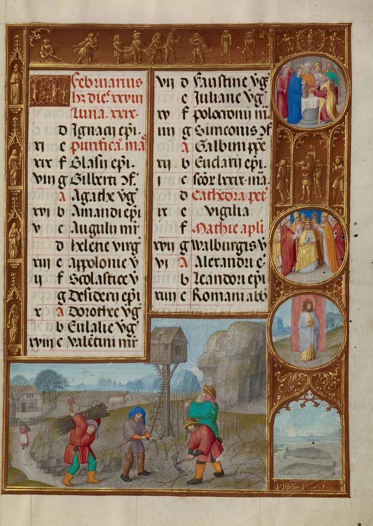 An illustration from Spinola Hours, 1510, leaf 110