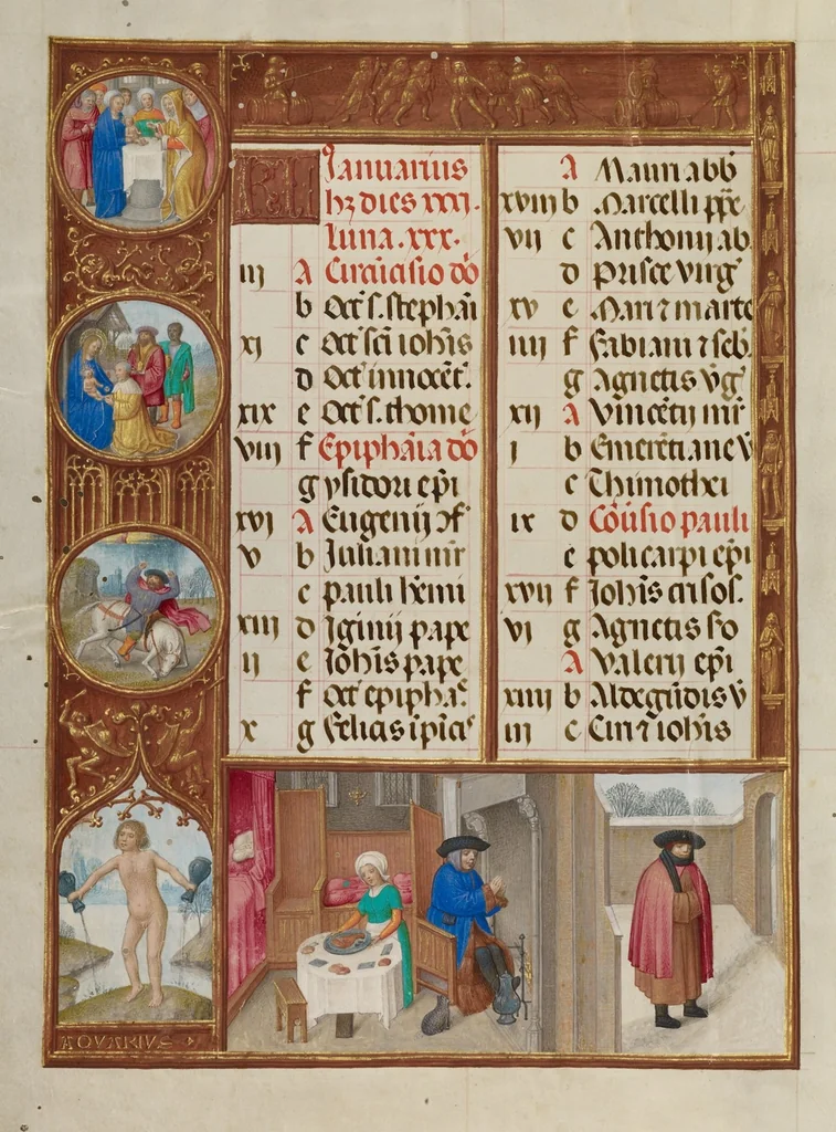 An illustration from Spinola Hours, 1510, leaf 113