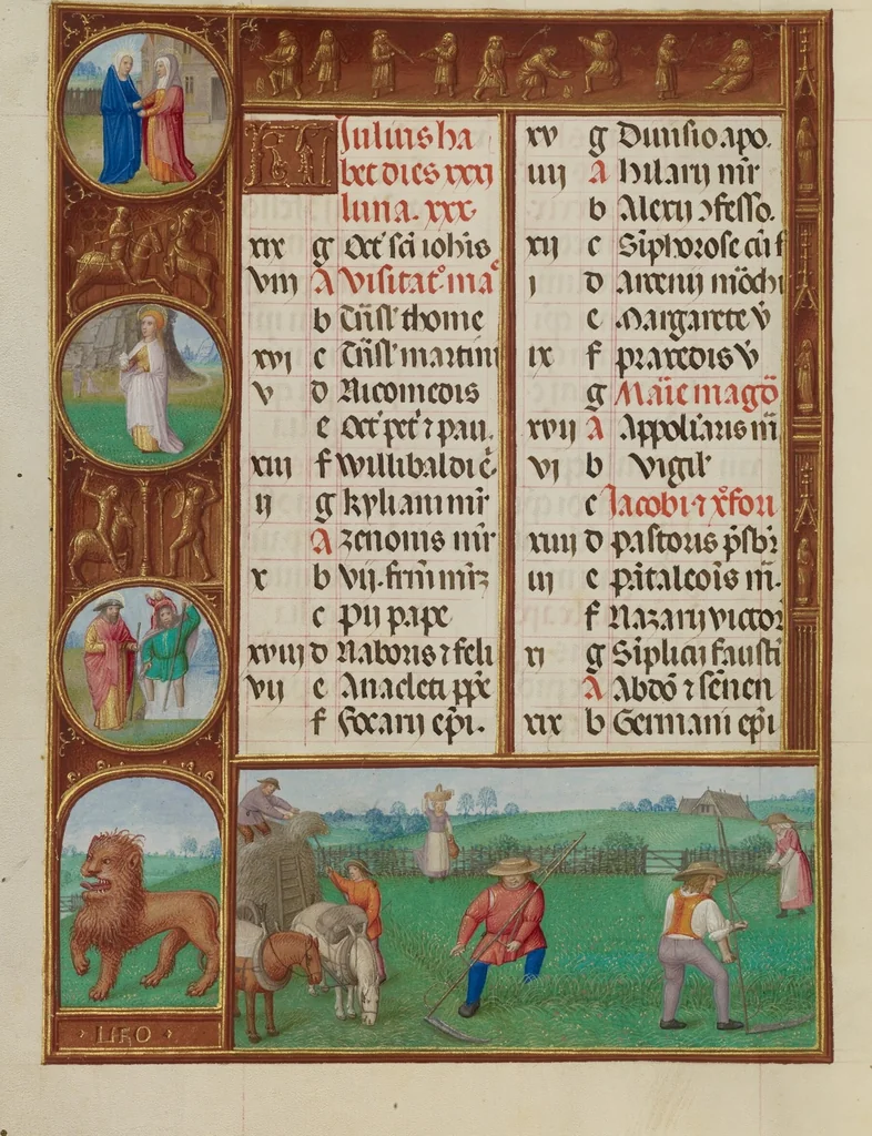 An illustration from Spinola Hours, 1510, leaf 114