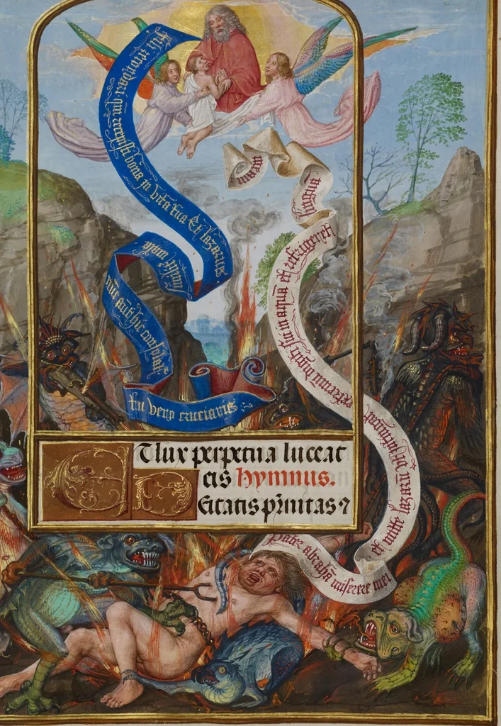 An illustration from Spinola Hours, 1510, leaf 116