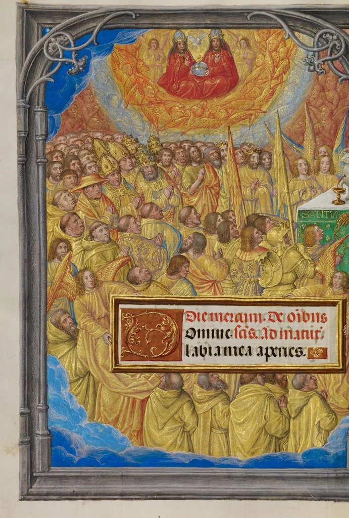 An illustration from Spinola Hours, 1510, leaf 117