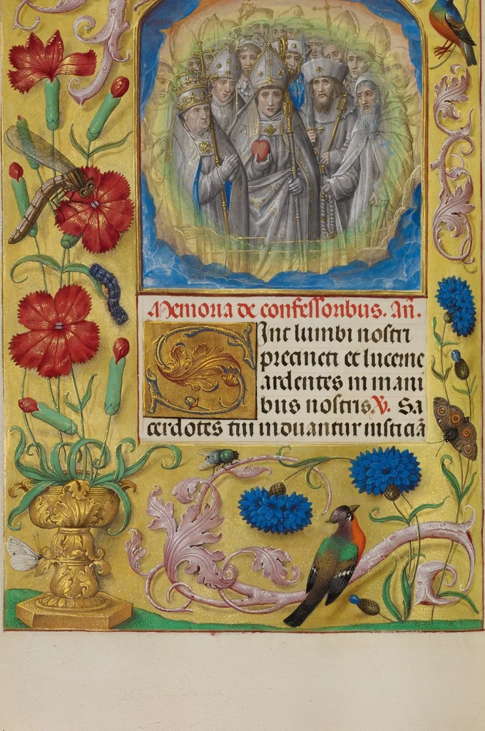 An illustration from Spinola Hours, 1510, leaf 12