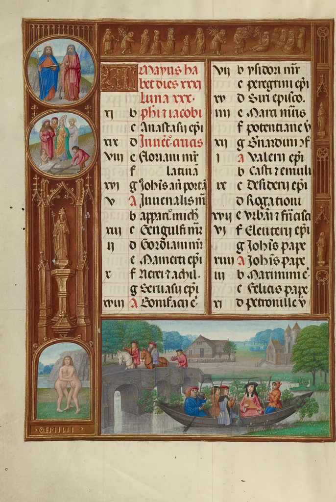 An illustration from Spinola Hours, 1510, leaf 120