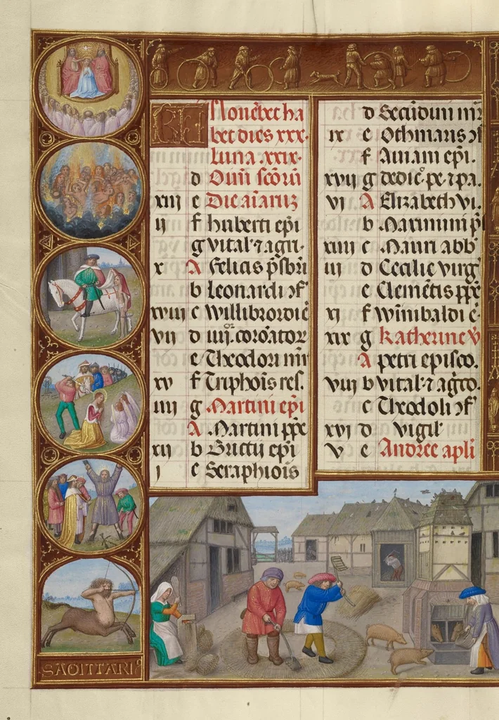 An illustration from Spinola Hours, 1510, leaf 122