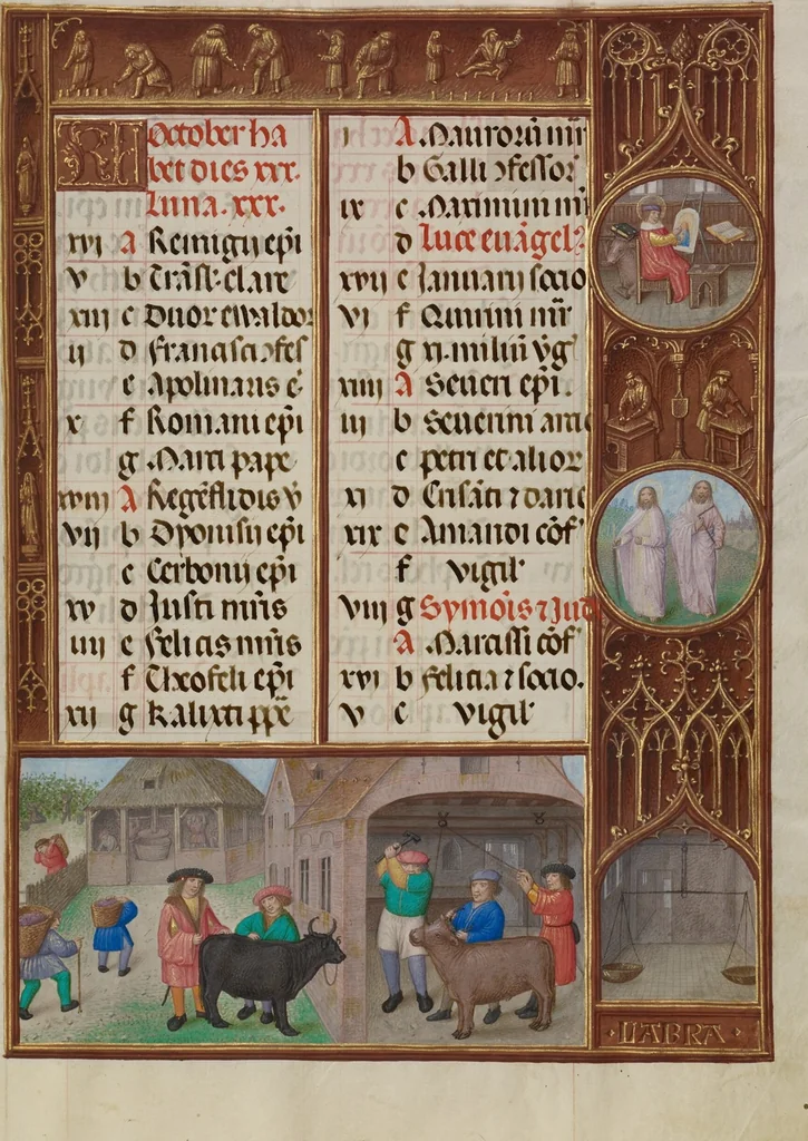 An illustration from Spinola Hours, 1510, leaf 123