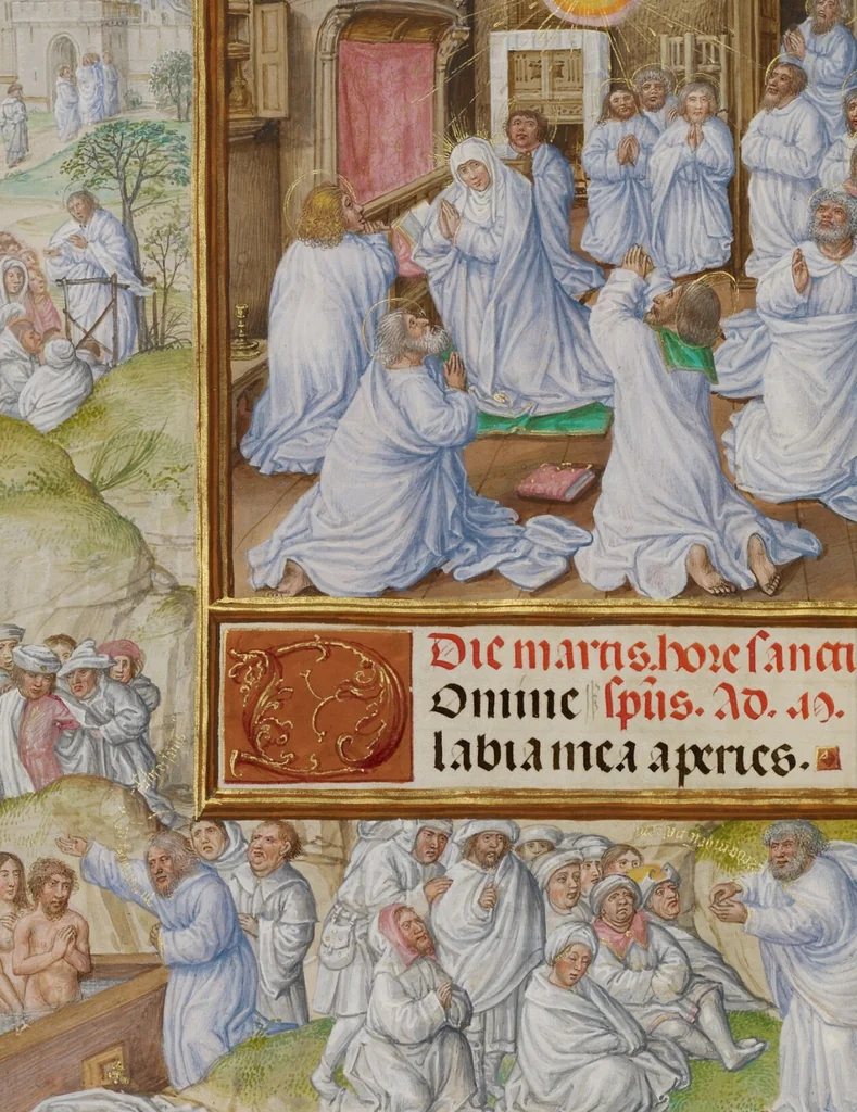 An illustration from Spinola Hours, 1510, leaf 125