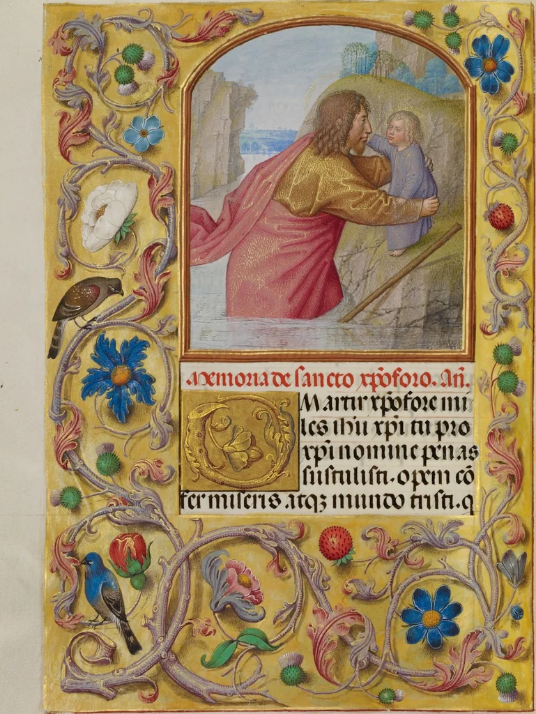 An illustration from Spinola Hours, 1510, leaf 132