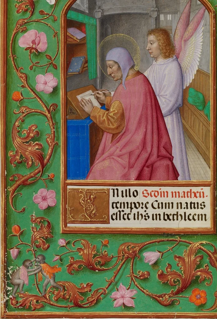 An illustration from Spinola Hours, 1510, leaf 144