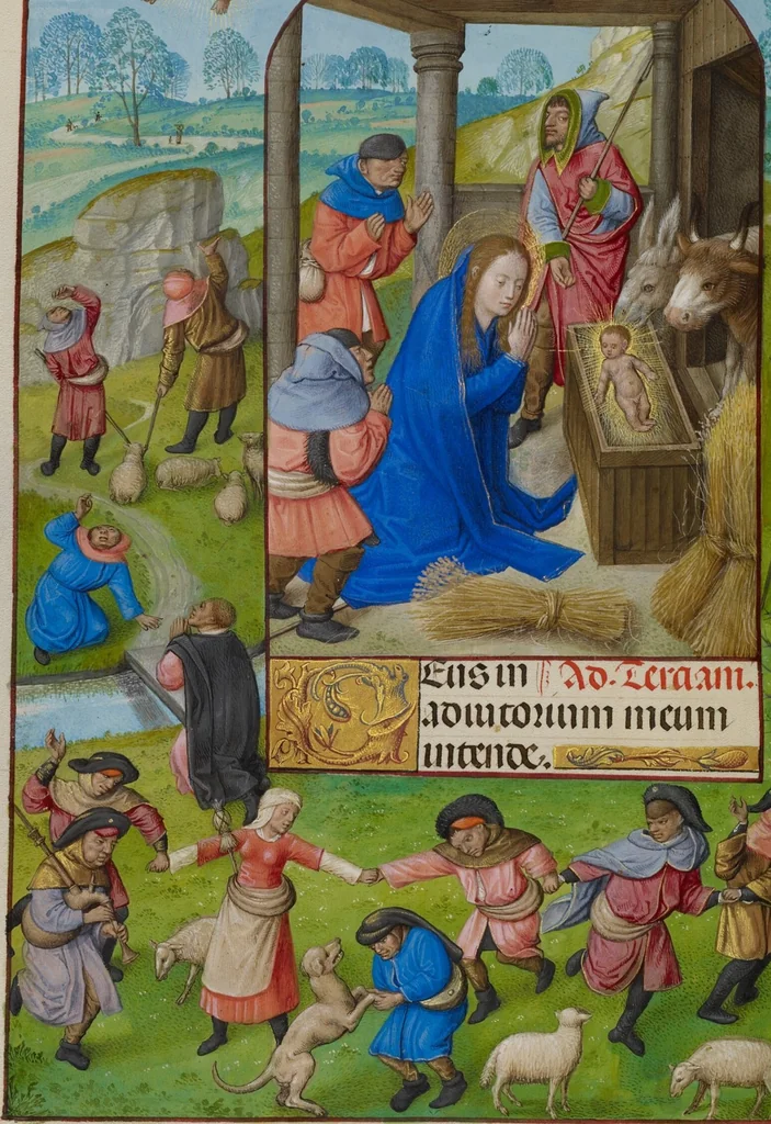 An illustration from Spinola Hours, 1510, leaf 156
